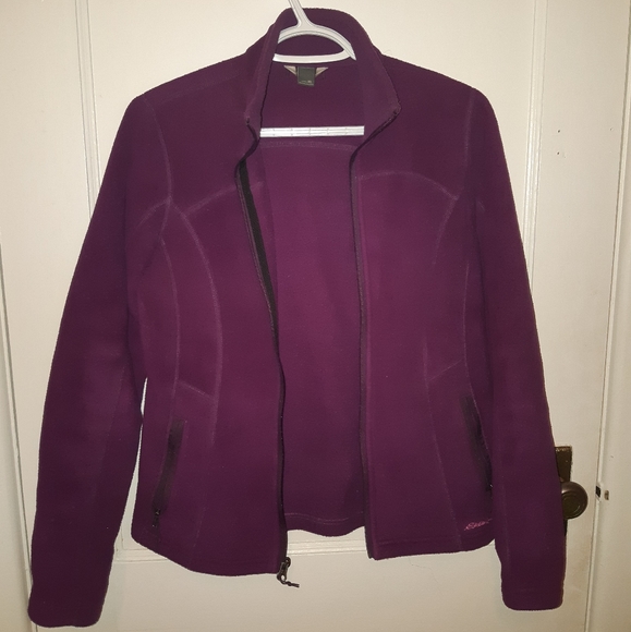 🌺Moving Sale!🪴 Purple Eddie Bauer Fleece sweater - Picture 1 of 8
